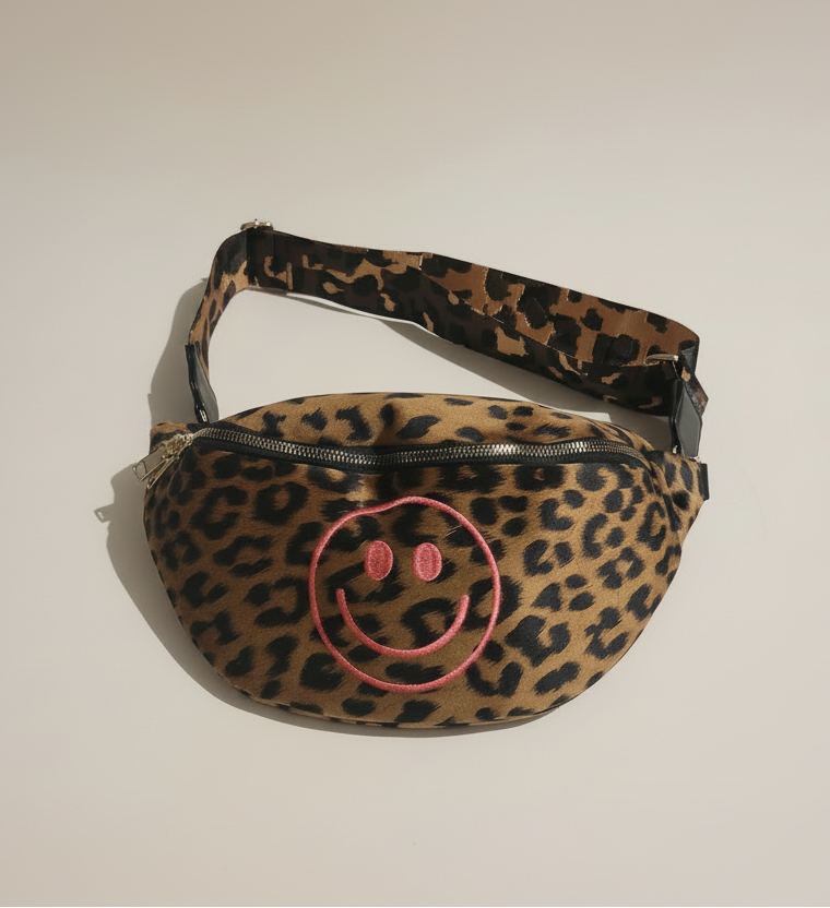Leo-Bauchtasche mit Smiley