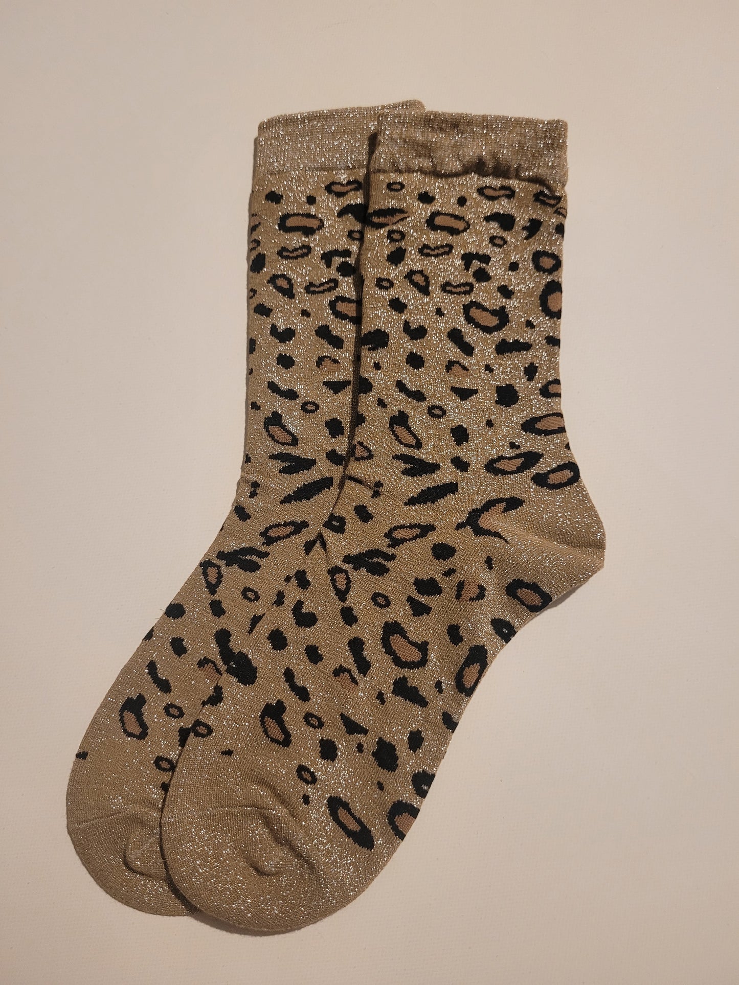 Leo Strümpfe Glitzer dunkel