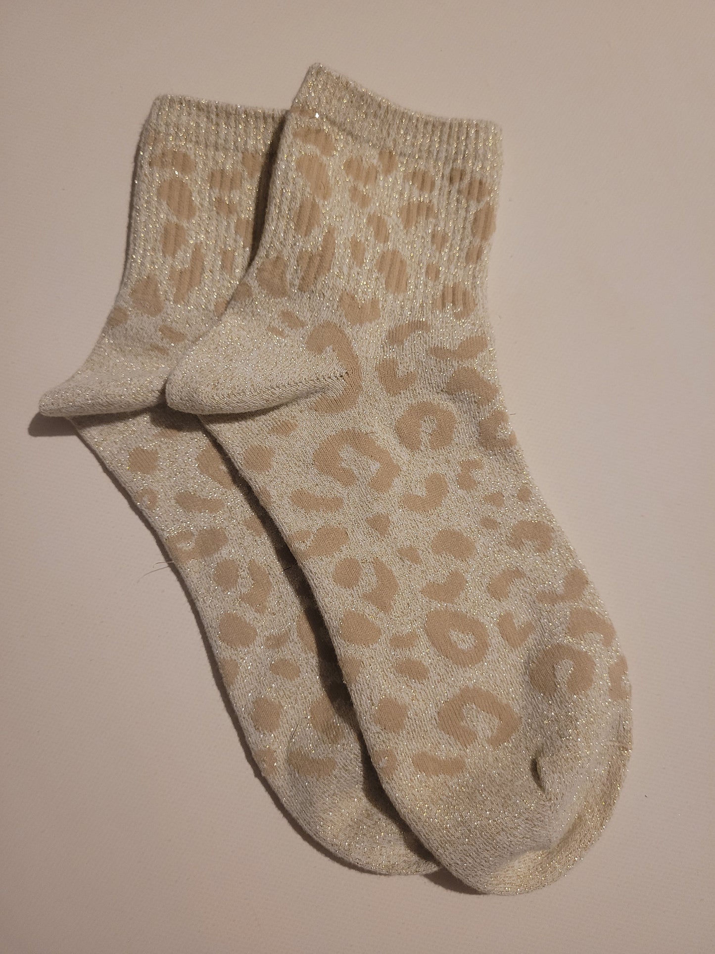 Leo Strümpfe Glitzer hell