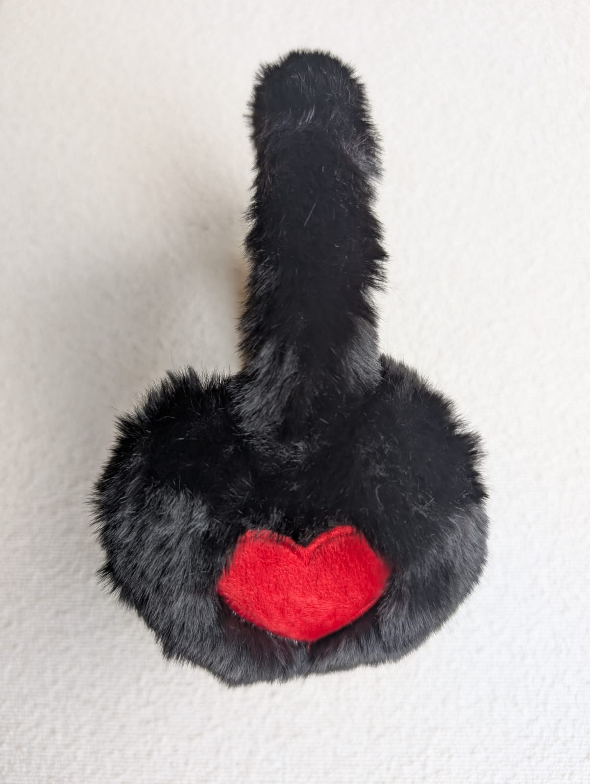 Ohrenwärmer Plüsch "Herz"