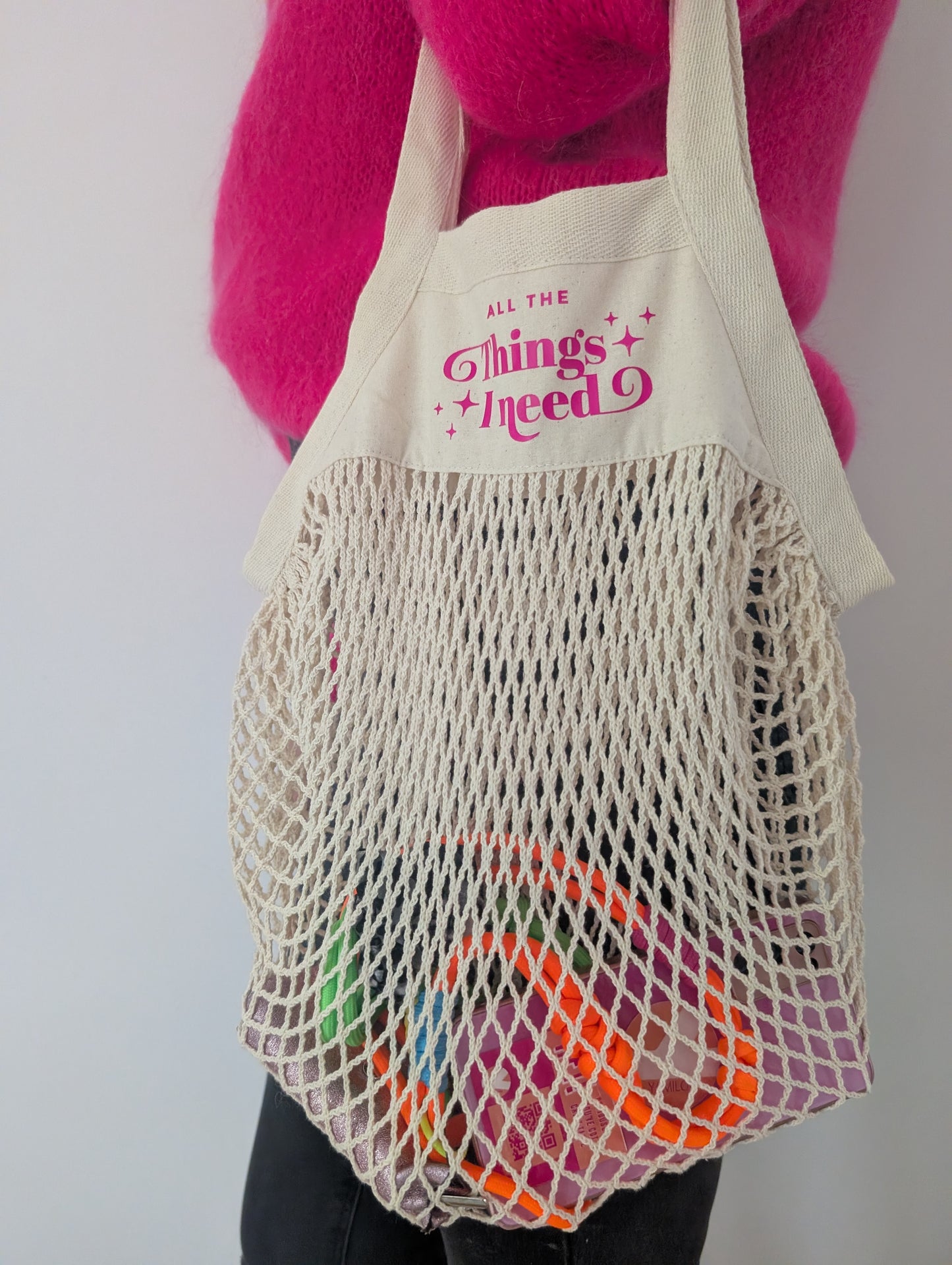 Netztasche "All the Things I Need"