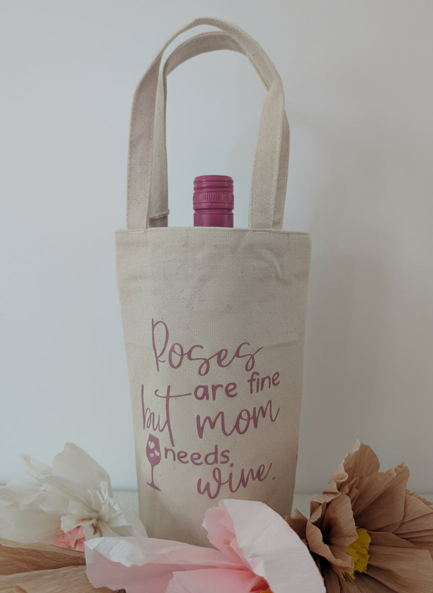 Geschenketasche für Weinflasche "Wine Time"