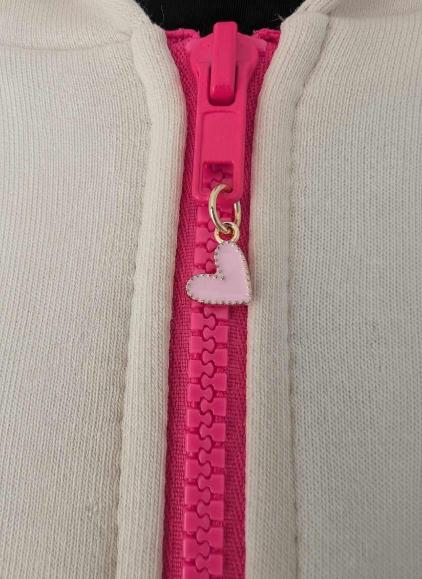 Oversized Sweatjacke mit Druck "Love always"