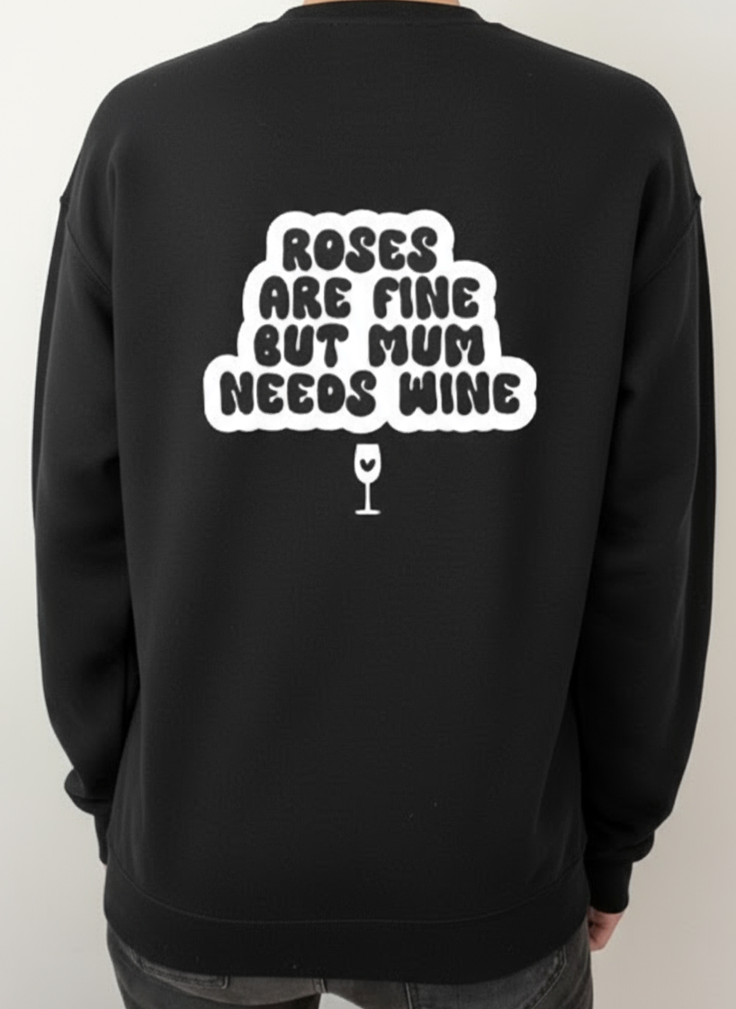 Sweatshirt "Mum needs wine"
