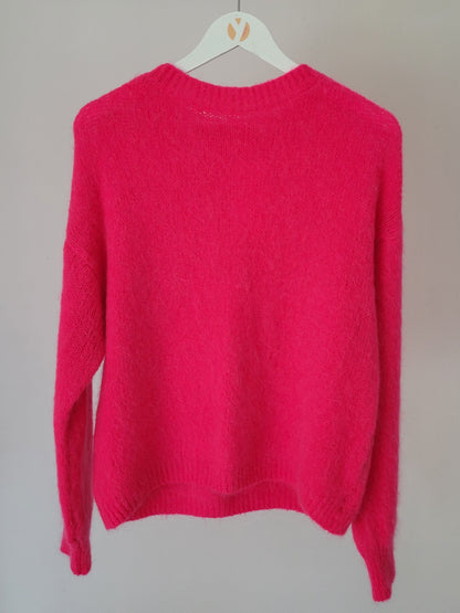 Mohair Wollpullover "Pink"