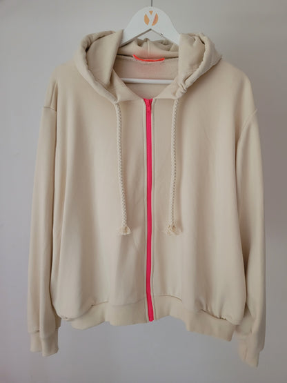 Sweatjacke Oversized mit Hoody