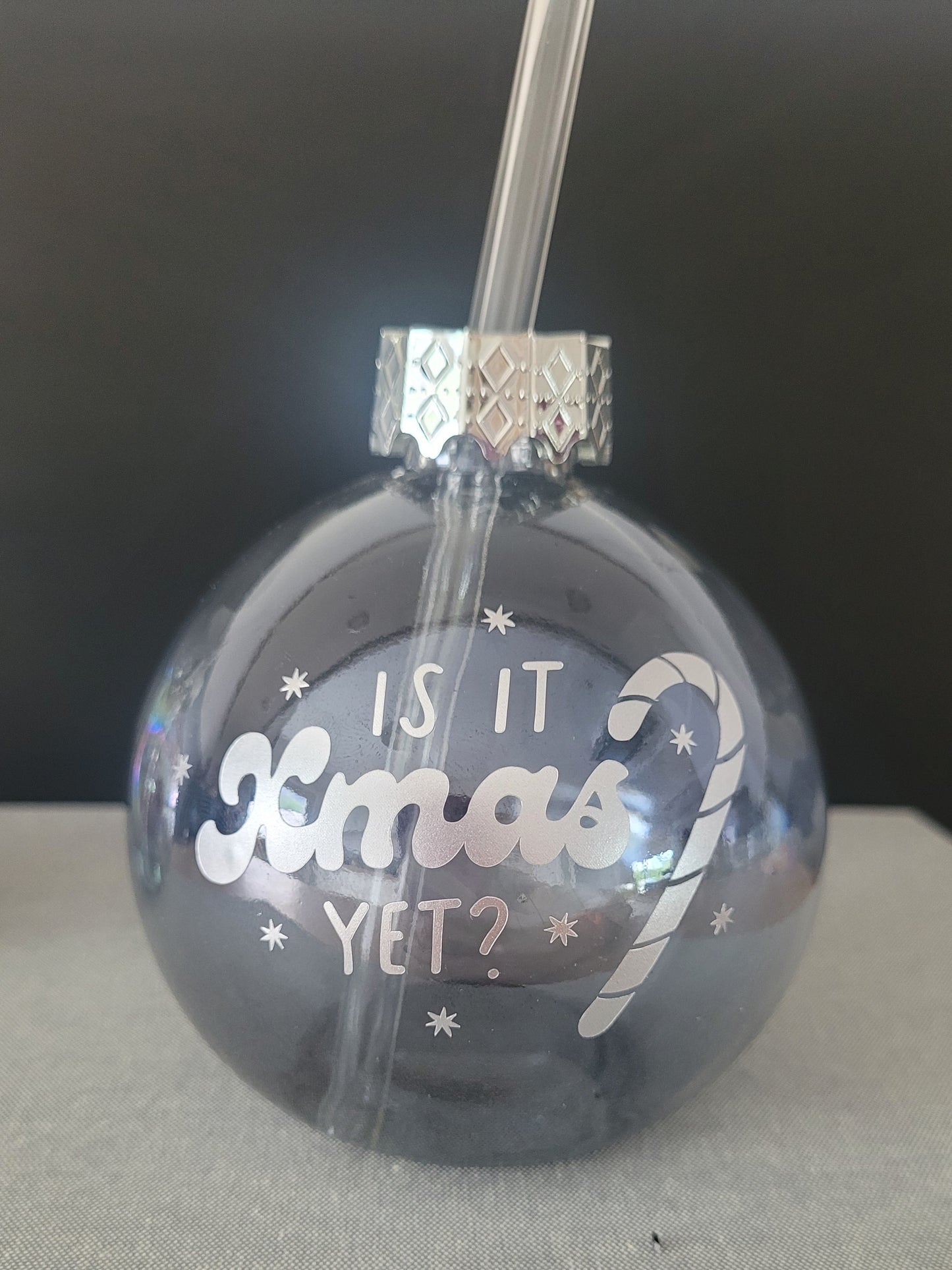 Weihnachtliches Trinkglas "Glühwein"