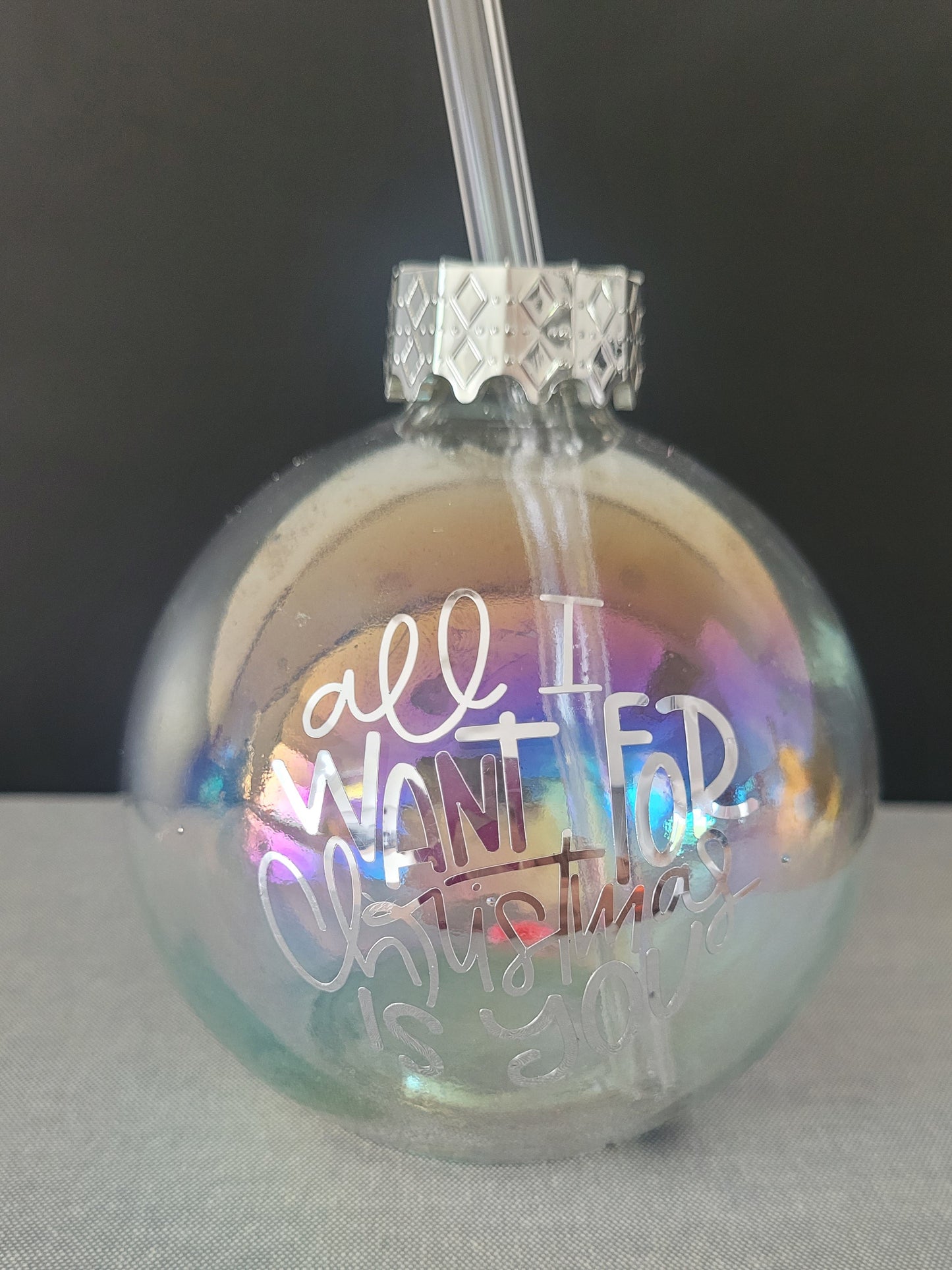 Weihnachtliches Trinkglas "Glühwein"