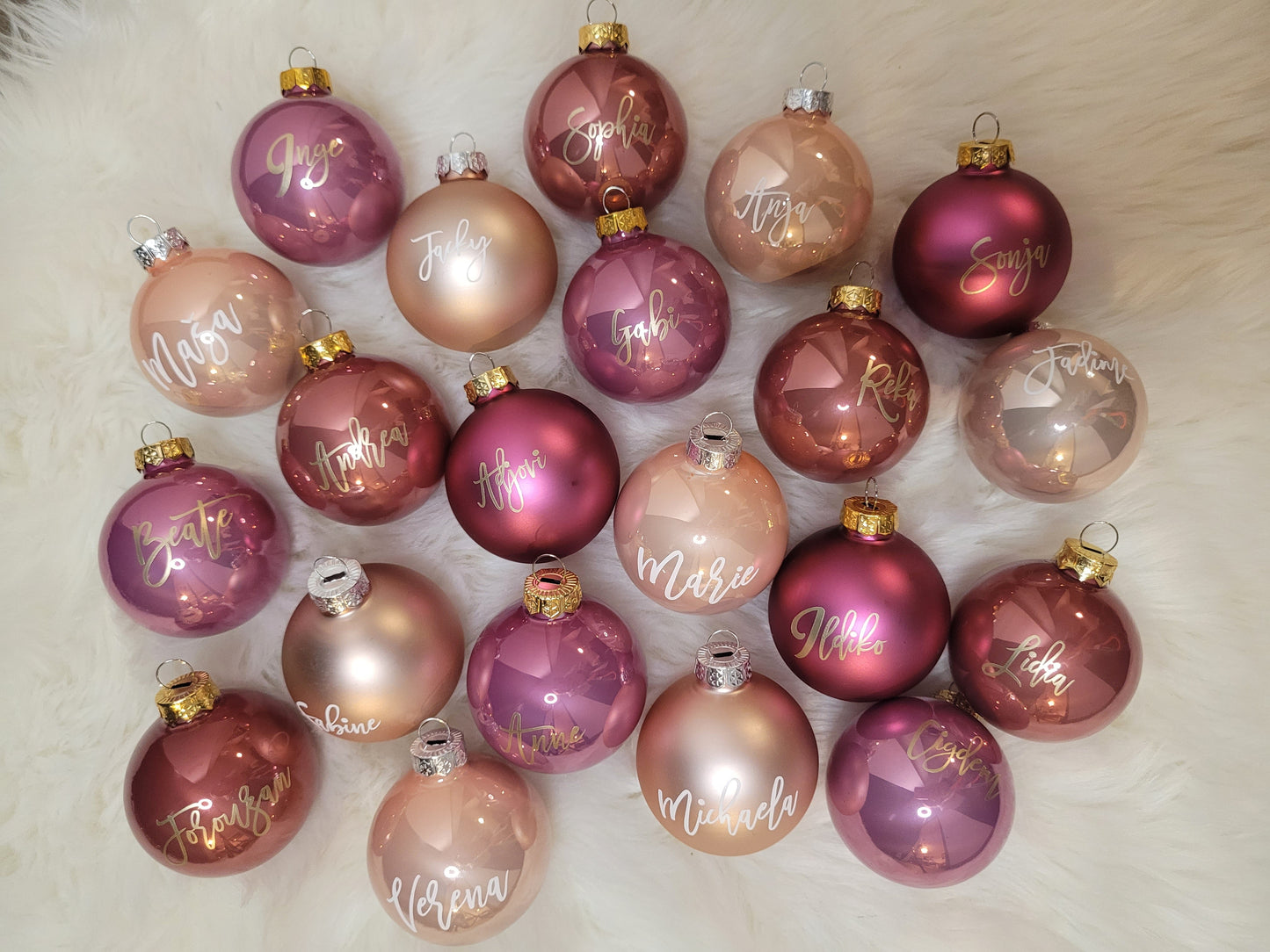 Personalisierte Weihnachtskugel