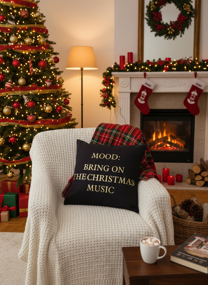 Kissen "Mood: Christmas Music"