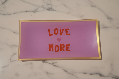 Dekorativer Glasteller