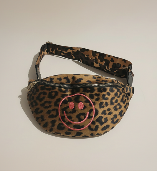 Leo-Bauchtasche mit Smiley