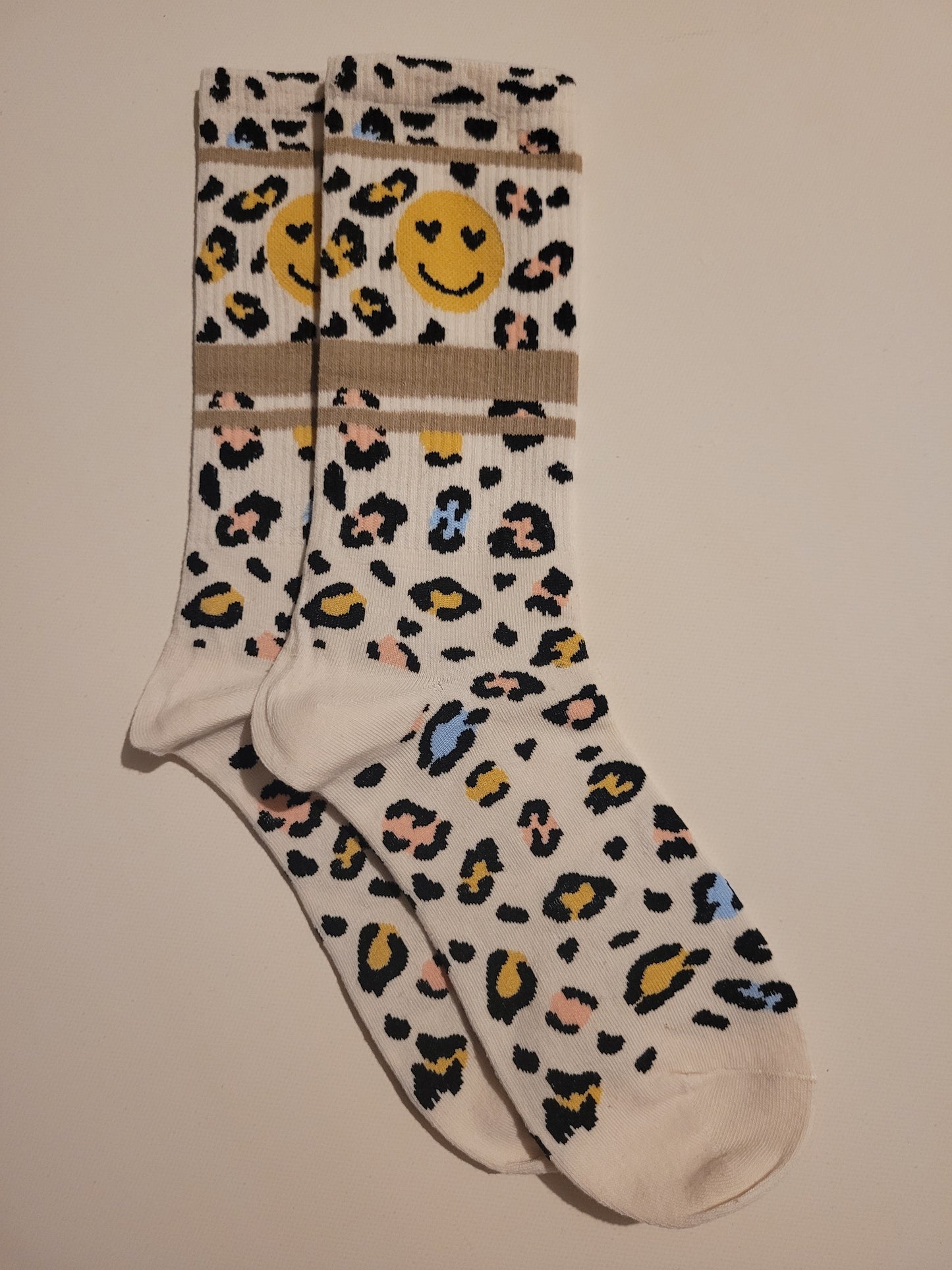 Socken "Smiley-Leo bunt"