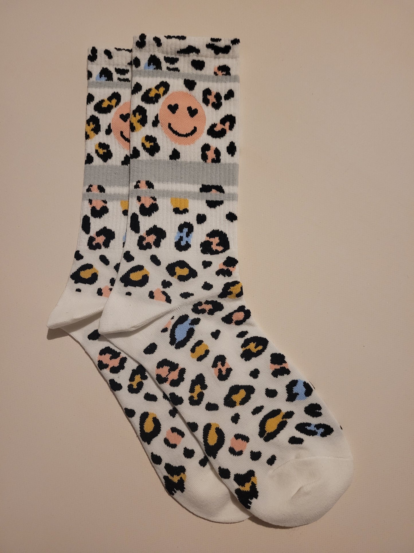 Socken "Smiley-Leo bunt"