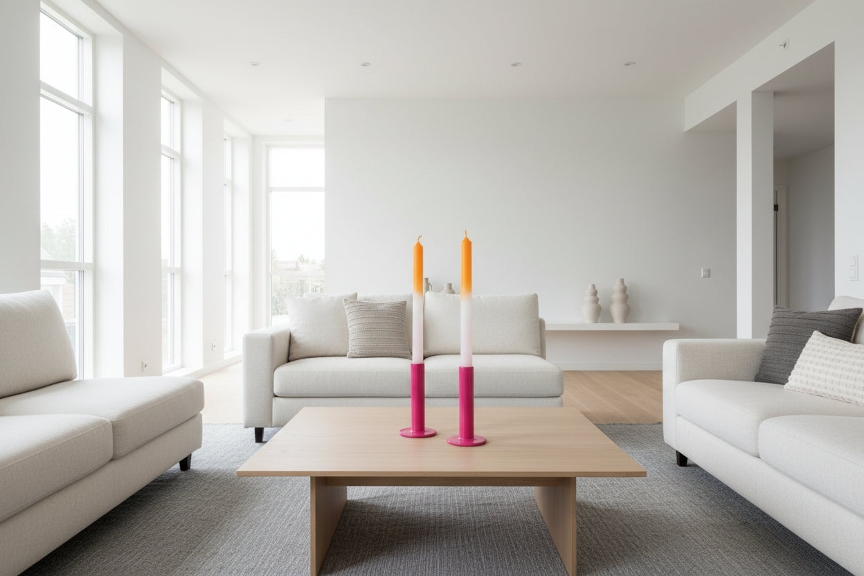 Colourblock Kerzenset (4St)