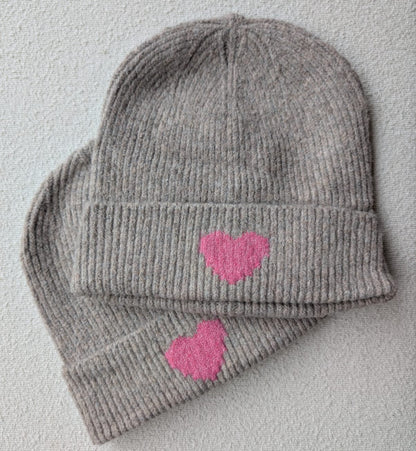 Wollmütze "Herz"