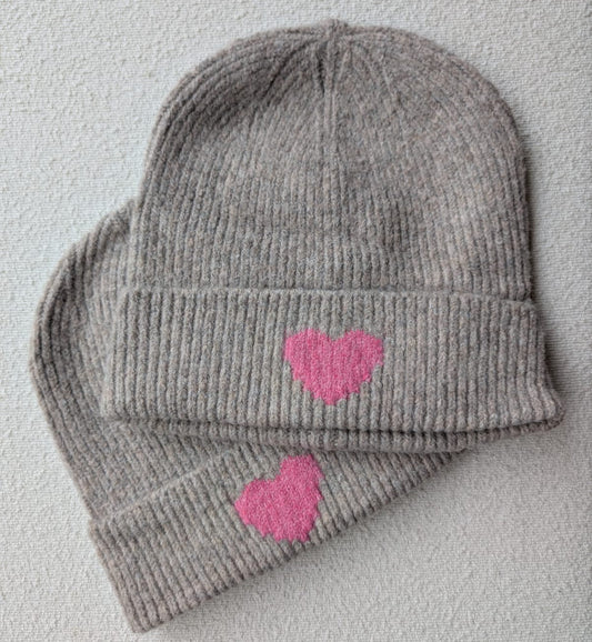 Wollmütze "Herz"