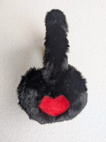 Ohrenwärmer Plüsch "Herz"