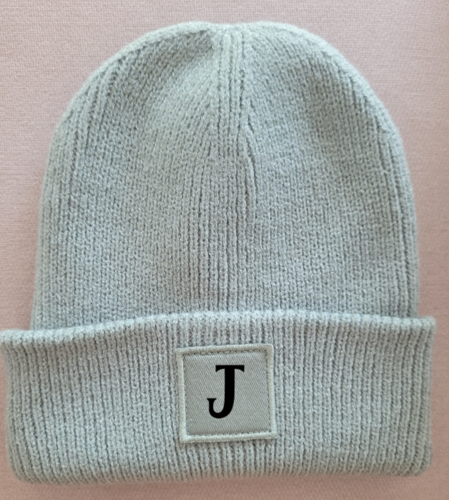 Strickmütze "Buchstabe" Kids