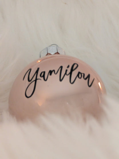 Personalisierte Weihnachtskugel