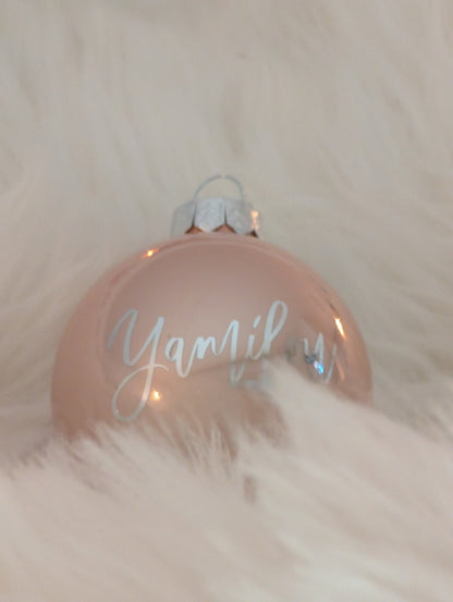 Personalisierte Weihnachtskugel
