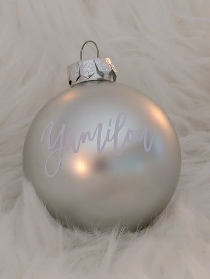 Personalisierte Weihnachtskugel