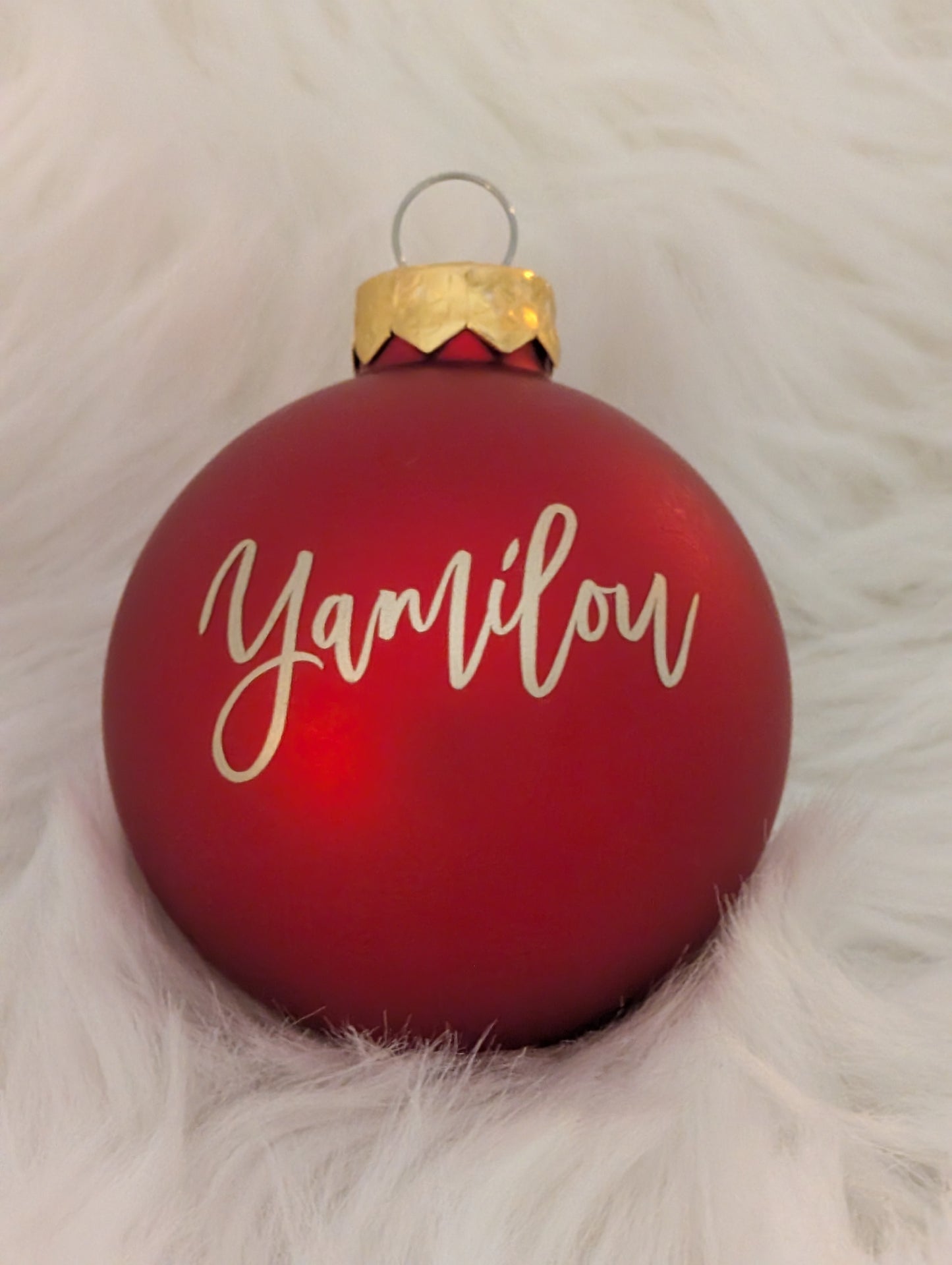 Personalisierte Weihnachtskugel