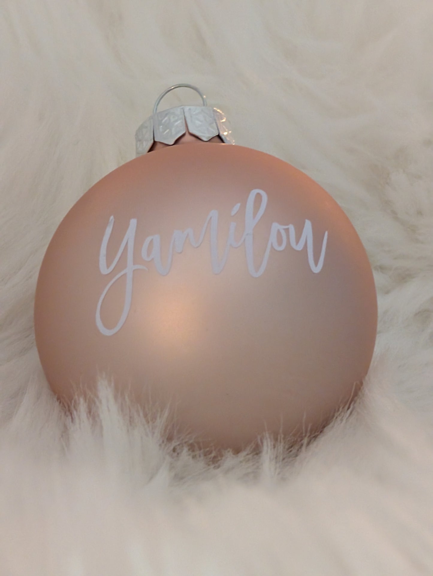 Personalisierte Weihnachtskugel