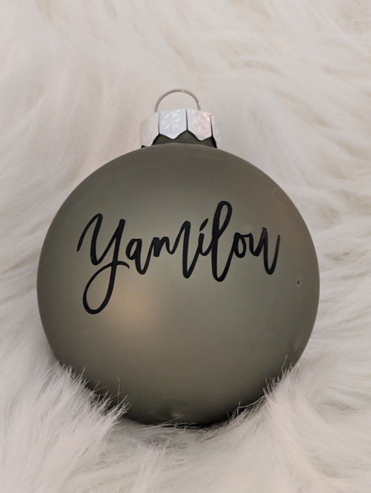 Personalisierte Weihnachtskugel