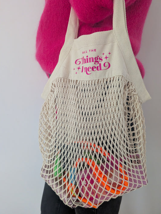 Netztasche "All the Things I Need"
