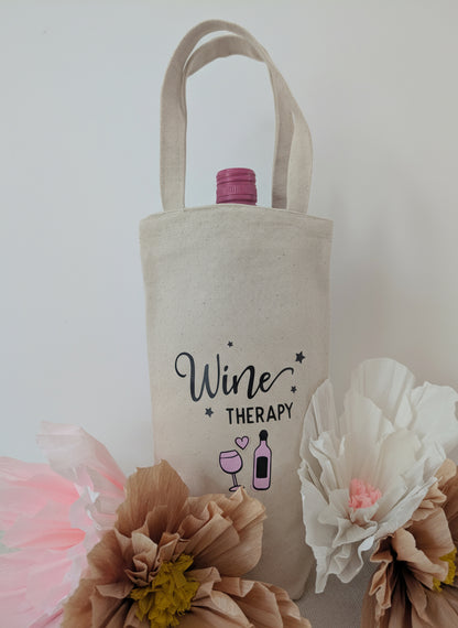 Geschenketasche für Weinflasche "Wine Time"