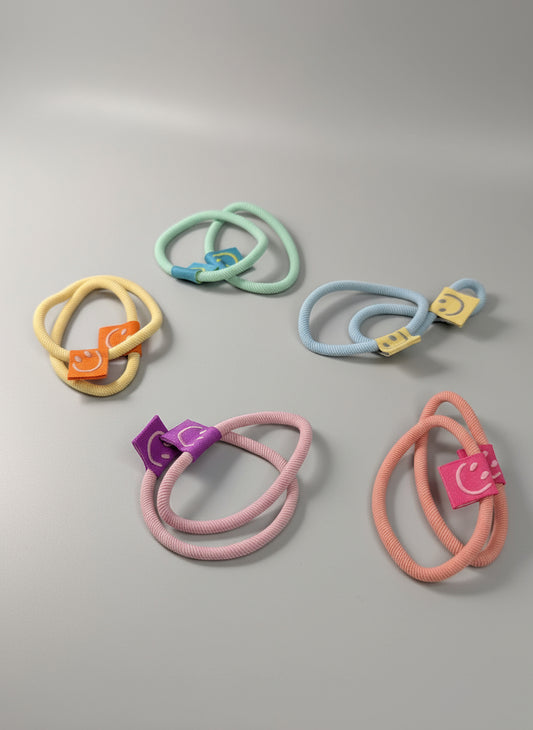 Haargummi "Smiley" (1 Stück)