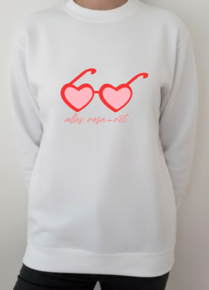 Sweatshirt "Alles rosa-rot!