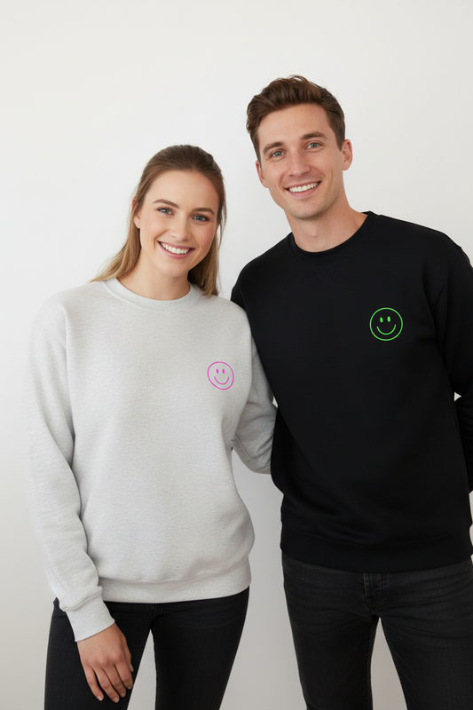Sweatshirt "Neon Smiley"