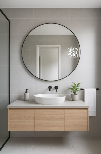 Spiegelkleber "Tired Moms Club"