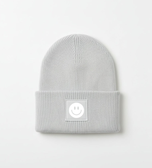 Strickmütze Smiley Mini Me für Erwachsene & Kinder