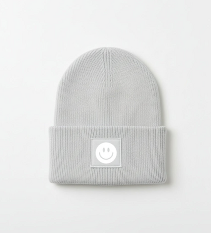 Strickmütze Smiley Mini Me für Erwachsene & Kinder