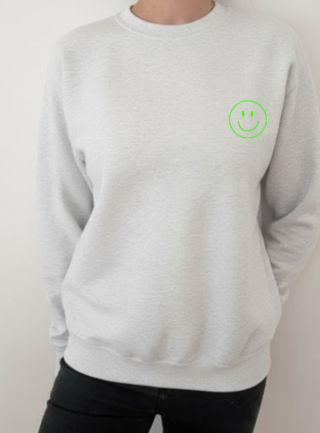Sweatshirt "Neon Smiley"