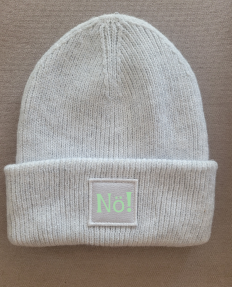Strickmütze "Nö!" Kids