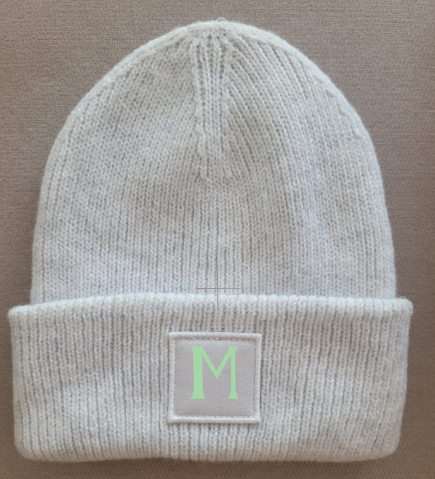 Strickmütze "Buchstabe" Kids