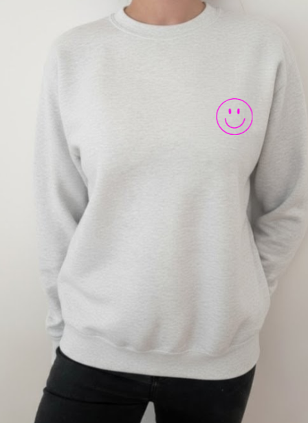 Sweatshirt "Neon Smiley"