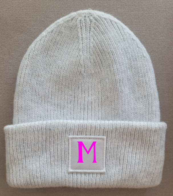 Strickmütze "Buchstabe" Kids