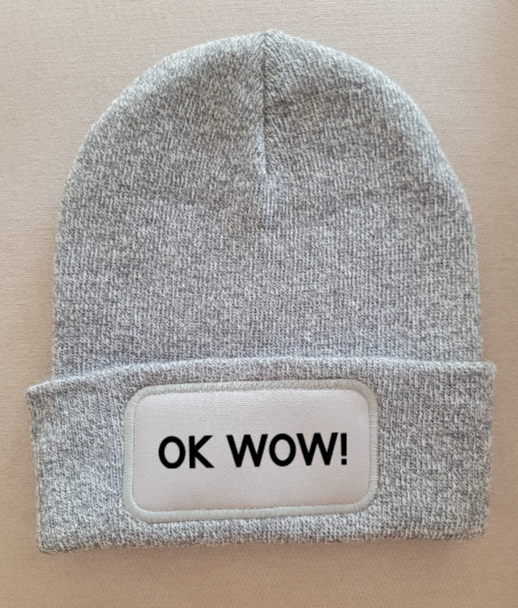Strickmütze "Ok wow"