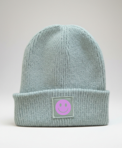 Strickmütze Smiley Mini Me für Erwachsene & Kinder