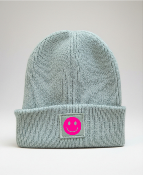 Strickmütze Smiley Mini Me für Erwachsene & Kinder