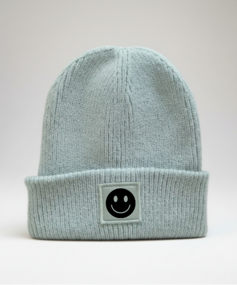 Strickmütze Smiley Mini Me für Erwachsene & Kinder