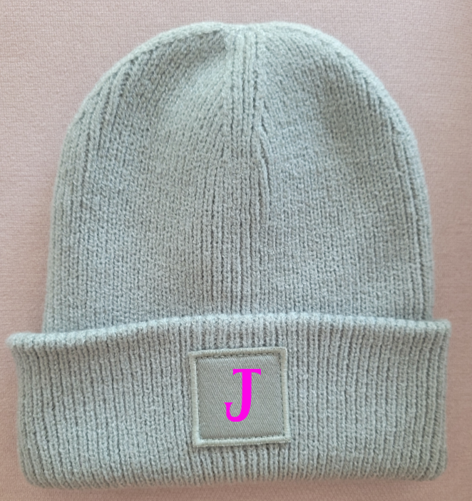 Strickmütze "Buchstabe" Kids