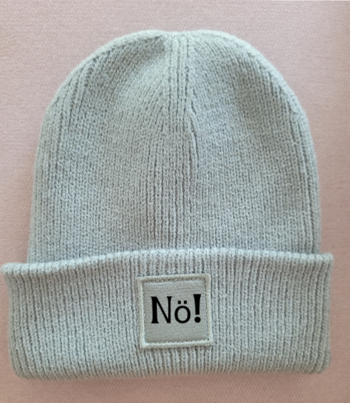Strickmütze "Nö!" Kids