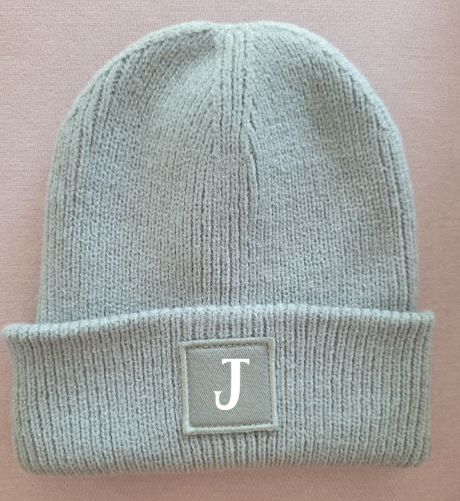 Strickmütze "Buchstabe" Kids