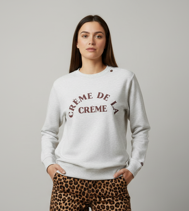 Sweatshirt Creme de la Creme